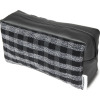 Charcoal Check Washbag